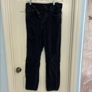 Aeropostale Black 90's Baggy Denim Jeans